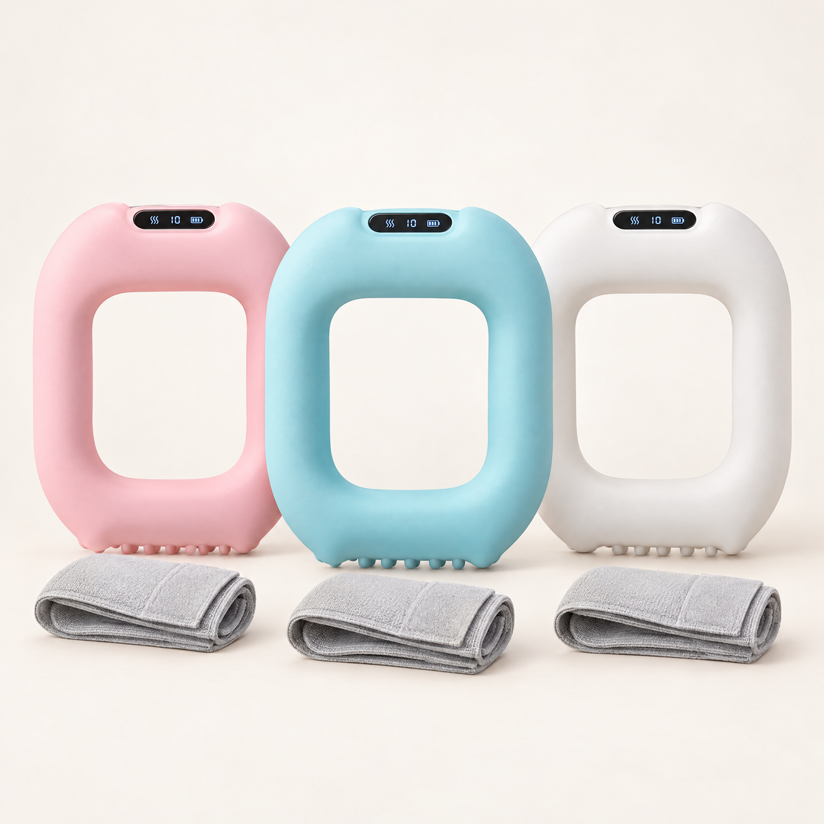 The Loopa Ring in Blush, Sky and Cloud